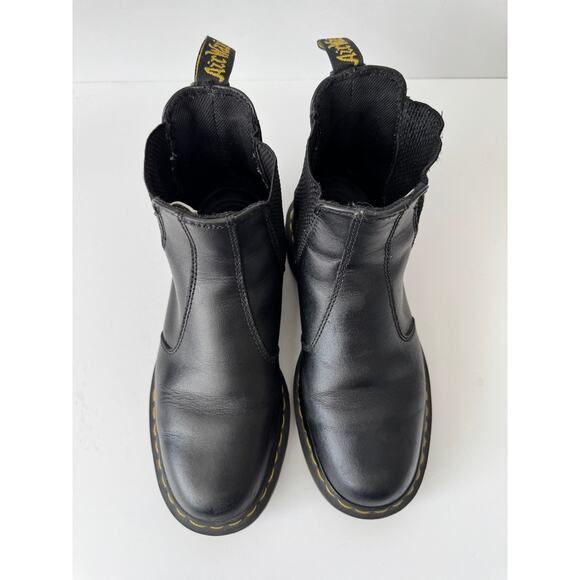 Dr. Martens Unisex Safety Chelsea Boots Size US W 7 Black Leather Slip-On Work - Picture 8 of 9